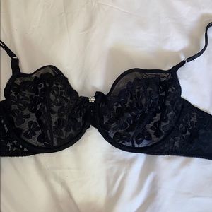 Victoria’s Secret Unlined Demi Black Lace 34DD